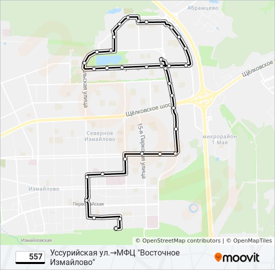 Маршрут первомайка