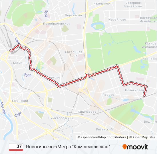 Маршрут и остановки трамвая 27 москва с указанием остановок
