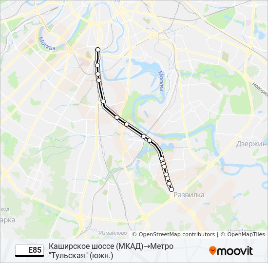 Е85 автобус маршрут москва. Е85 автобус маршрут. Маршрут 85е автобус и остановки. Маршрут автобуса е85 в Москве с остановками. МЦД Верхние котлы.