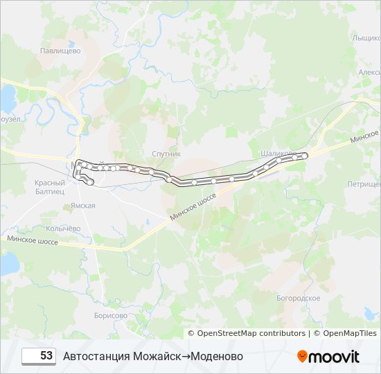 Дорога москва можайск