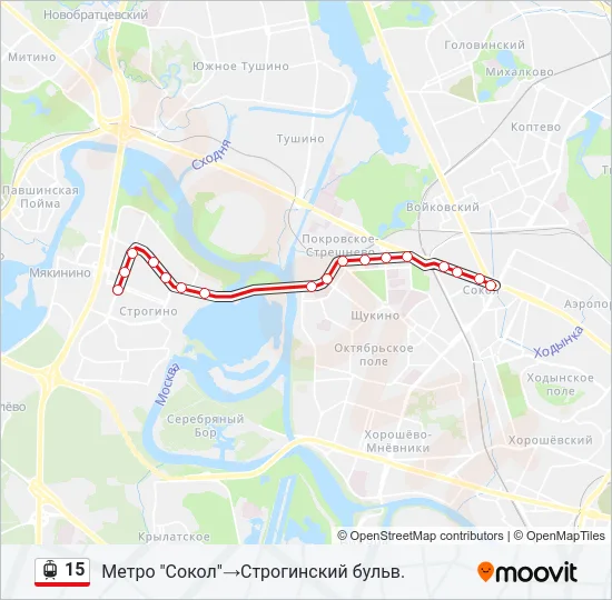 15 Light Rail Line Map