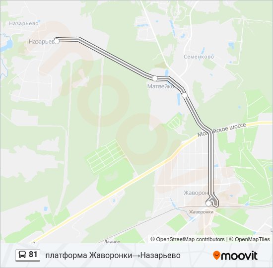 Расписание автобусов жаворонки назарьево 81 на сегодня Расписание автобусов жаворонки назарьево 81 на сегодня
