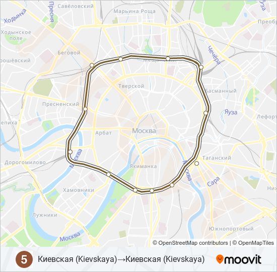 5 metro Line Map