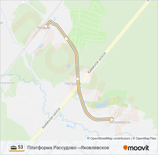 53 Shuttle Line Map