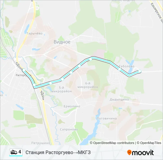 4 Trolleybus Line Map