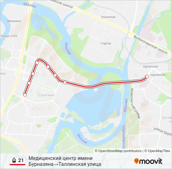 21 Light Rail Line Map