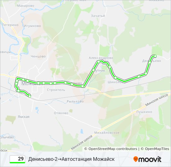 Маршрут 29 автобуса калуга. 29 Автобус маршрут. Автовокзал Можайск. Автобус русское поле Чехов.