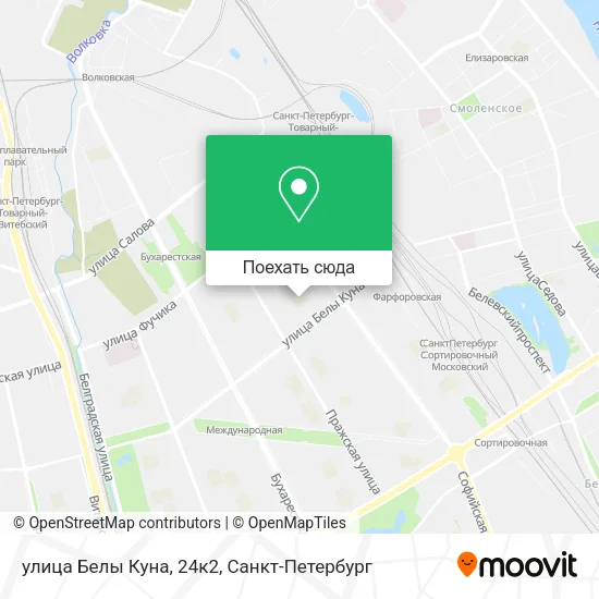 Карта улица Белы Куна, 24к2