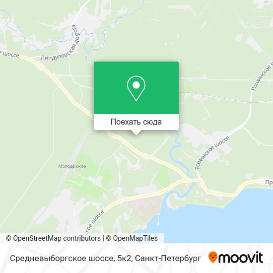 Карта Средневыборгское шоссе, 5к2