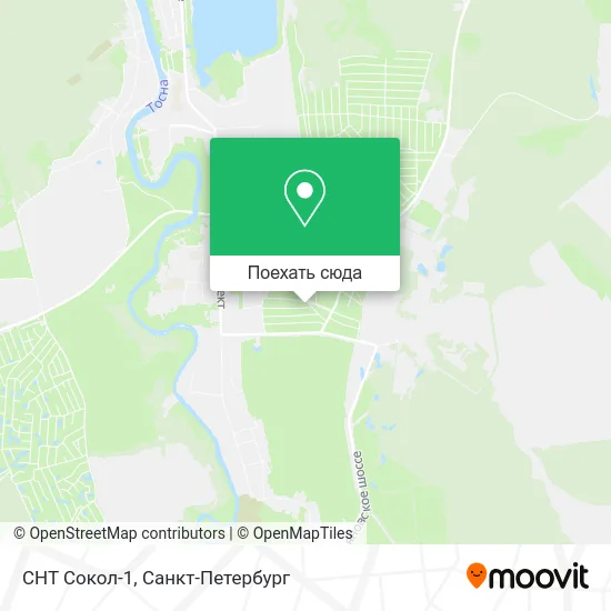 Карта СНТ Сокол-1