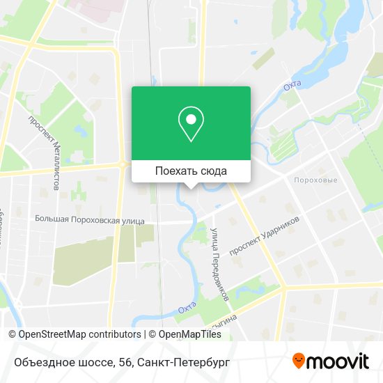 Карта Объездное шоссе, 56