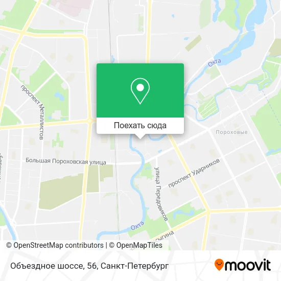 Карта Объездное шоссе, 56
