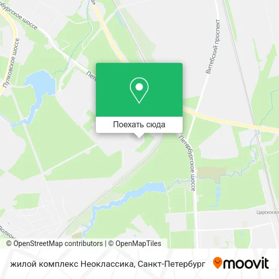 Карта жилой комплекс Неоклассика
