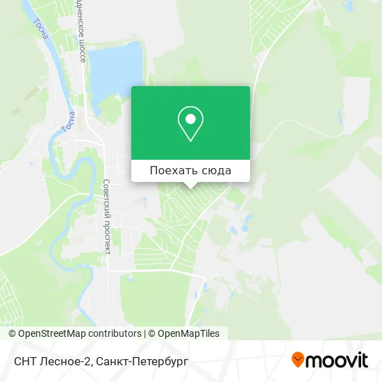 Карта СНТ Лесное-2