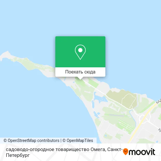 Карта садоводо-огородное товарищество Омега