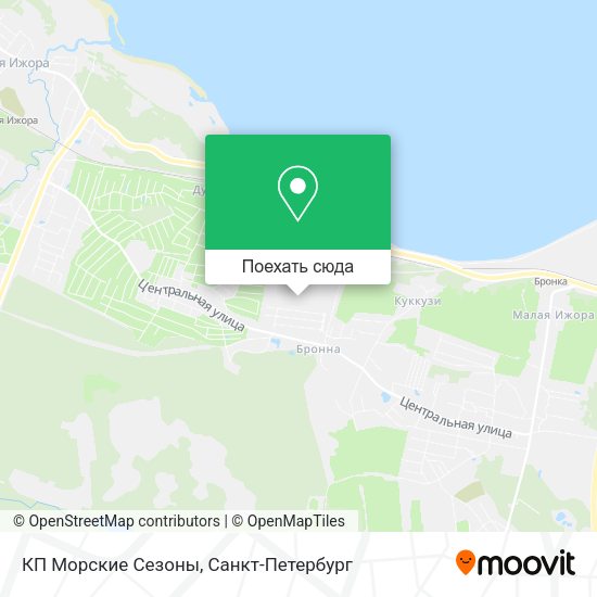 Карта КП Морские Сезоны
