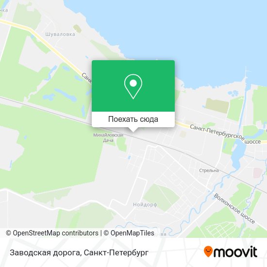 Карта Заводская дорога
