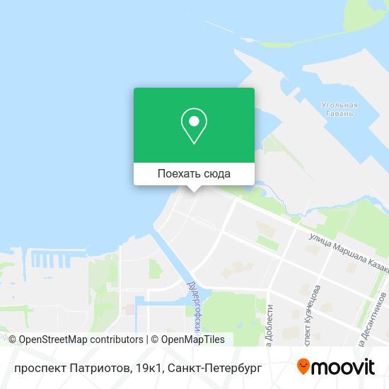 Карта проспект Патриотов, 19к1