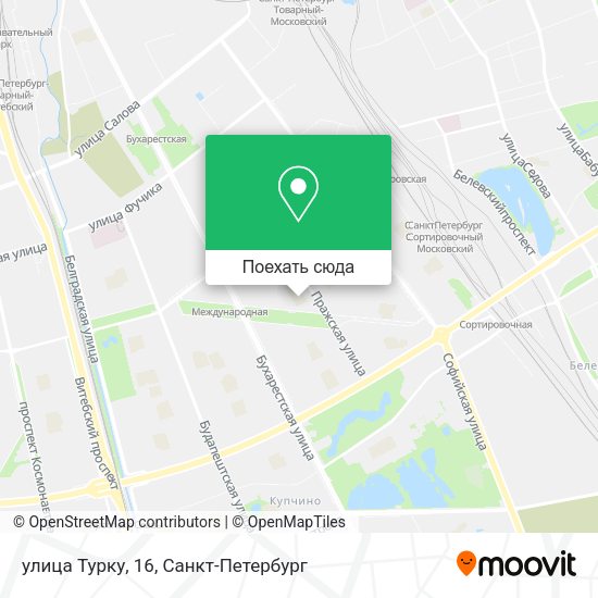 Карта улица Турку, 16
