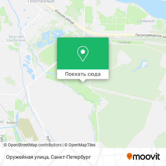 Карта Оружейная улица
