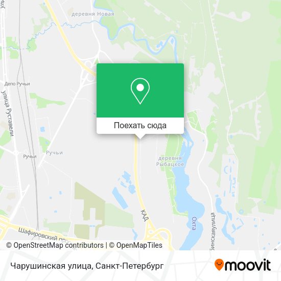 Карта Чарушинская улица