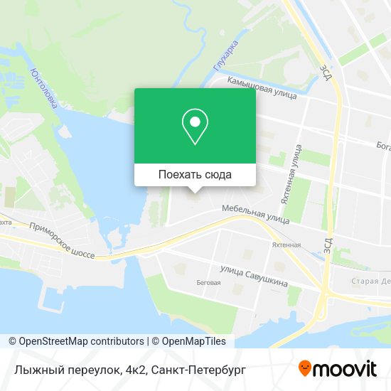 Карта Лыжный переулок, 4к2