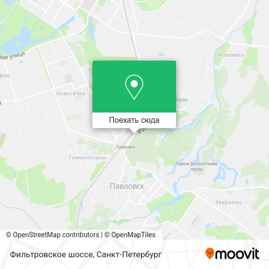 Карта Фильтровское шоссе