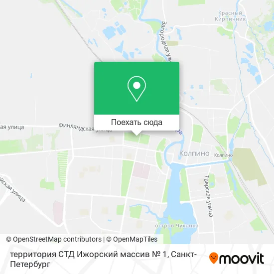 Карта территория СТД Ижорский массив № 1