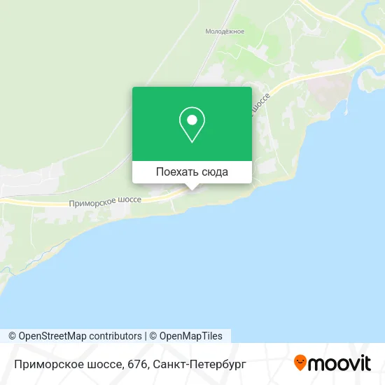 Карта Приморское шоссе, 676