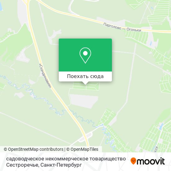 Карта садоводческое некоммерческое товарищество Сестроречье