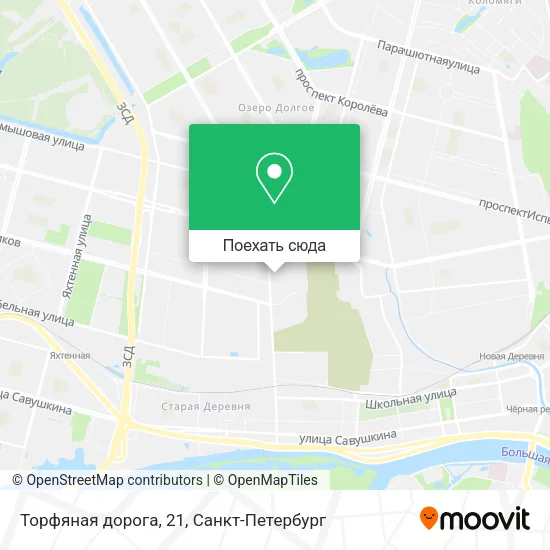 Карта Торфяная дорога, 21
