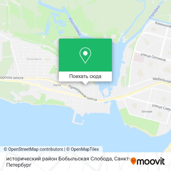 Карта исторический район Бобыльская Слобода