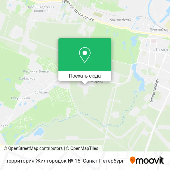 Карта территория Жилгородок № 15