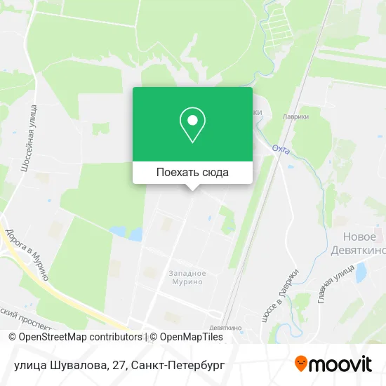Карта улица Шувалова, 27