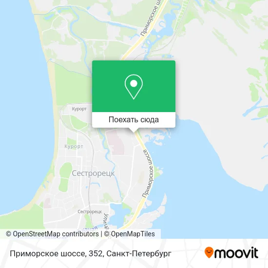 Карта Приморское шоссе, 352