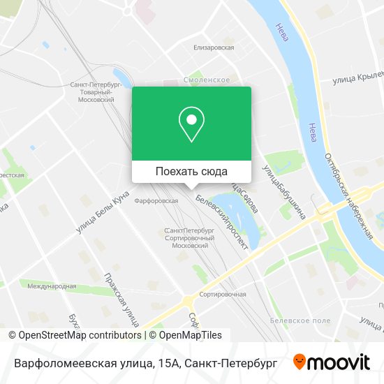 Карта Варфоломеевская улица, 15А