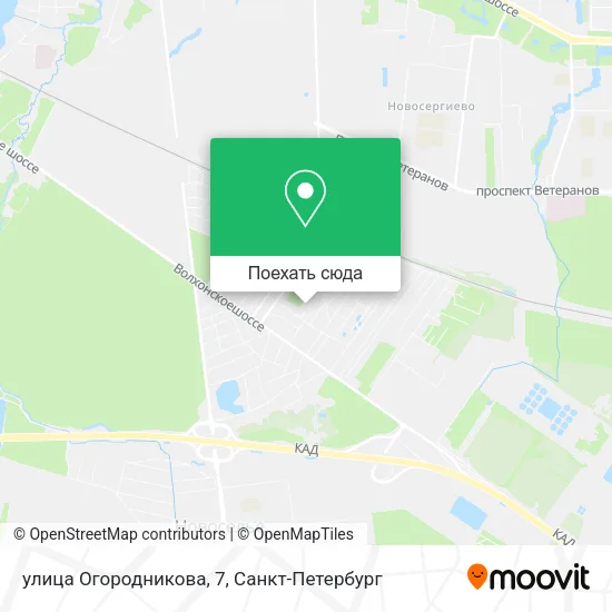 Карта улица Огородникова, 7