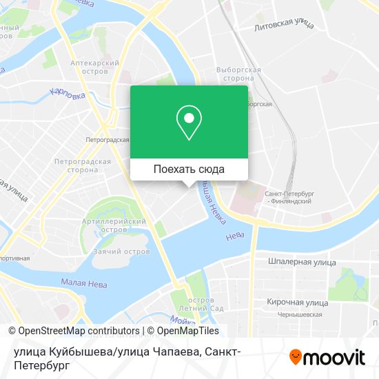 Карта улица Куйбышева/улица Чапаева