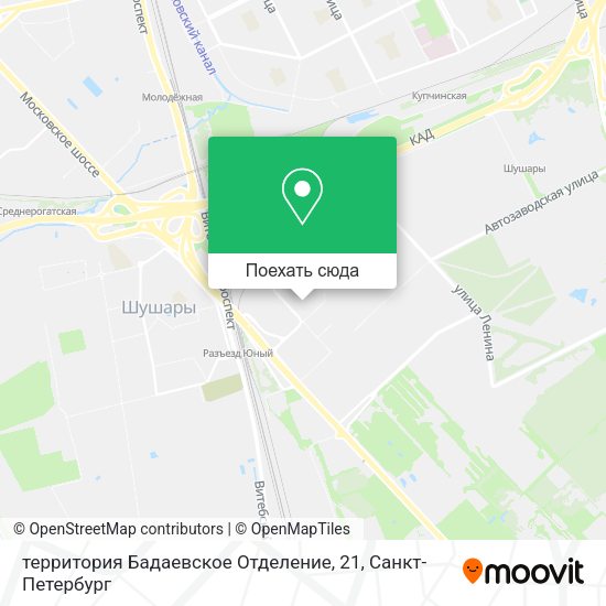 Карта территория Бадаевское Отделение, 21