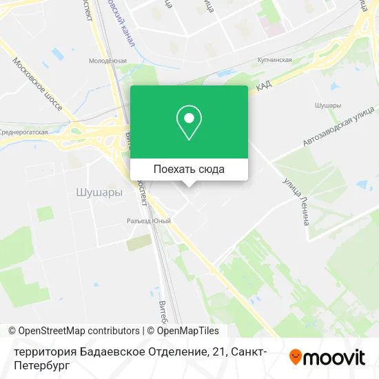 Карта территория Бадаевское Отделение, 21