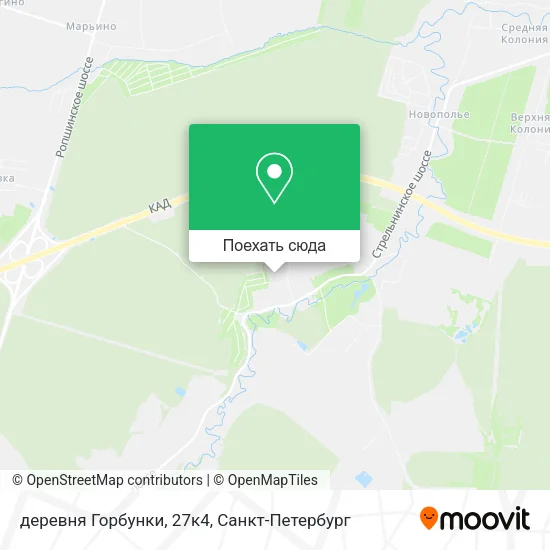 Карта деревня Горбунки, 27к4