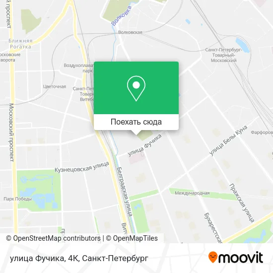 Карта улица Фучика, 4К