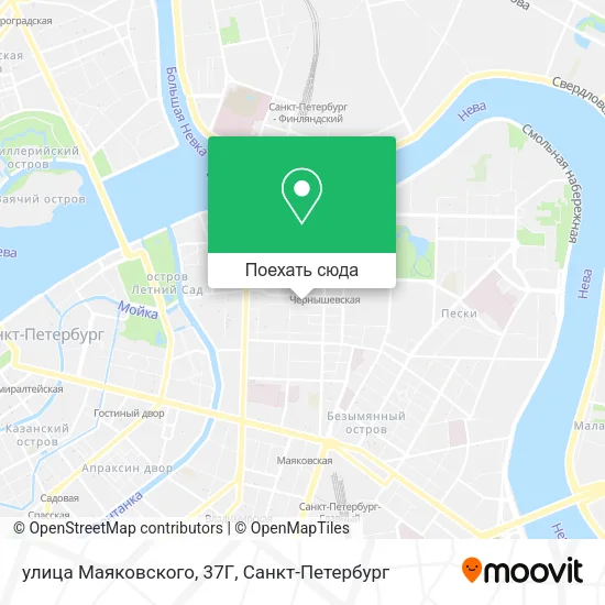 Карта улица Маяковского, 37Г
