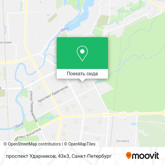 Карта проспект Ударников, 43к3