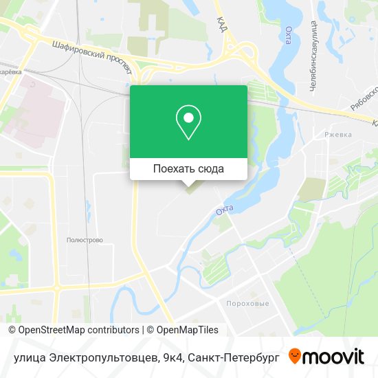 Карта улица Электропультовцев, 9к4