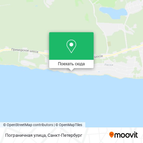 Карта Пограничная улица