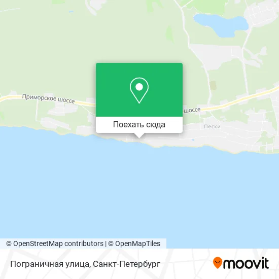 Карта Пограничная улица