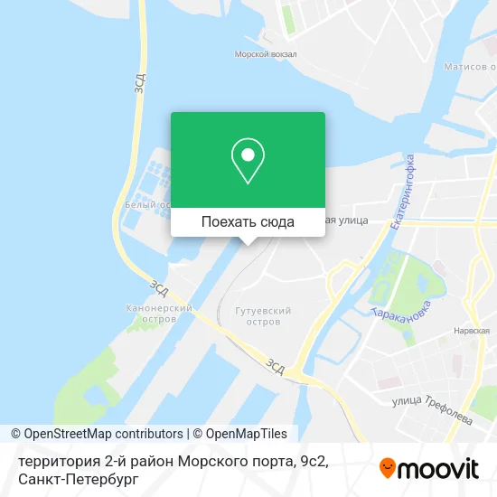 Карта территория 2-й район Морского порта, 9с2