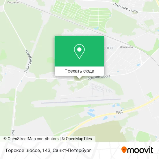 Карта Горское шоссе, 143