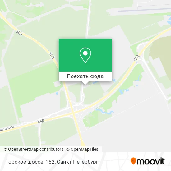 Карта Горское шоссе, 152